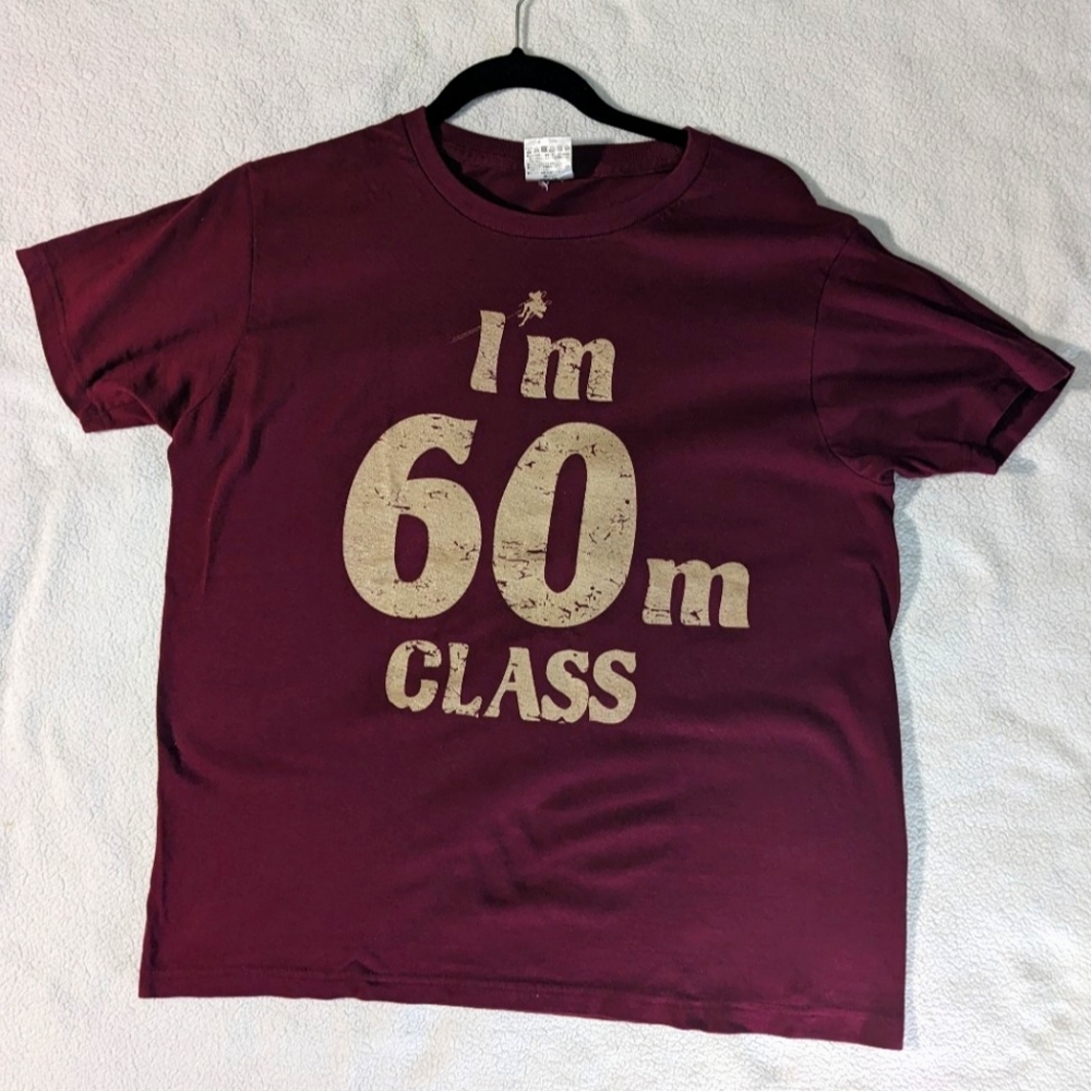 Attack on Titans burgundy "I'm 60m class"